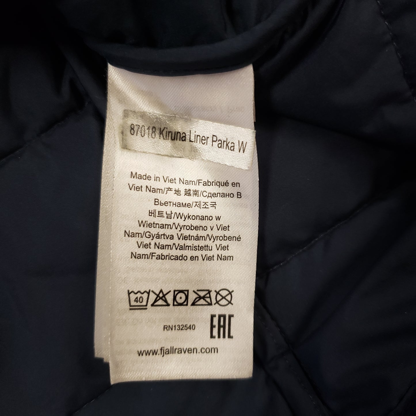 FjallRaven Kiruna Liner Parka