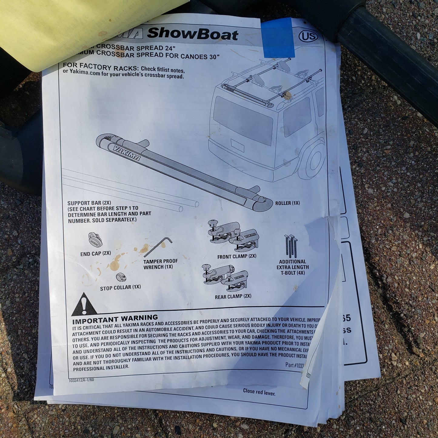 Yakima Showboat Load Assist Roller