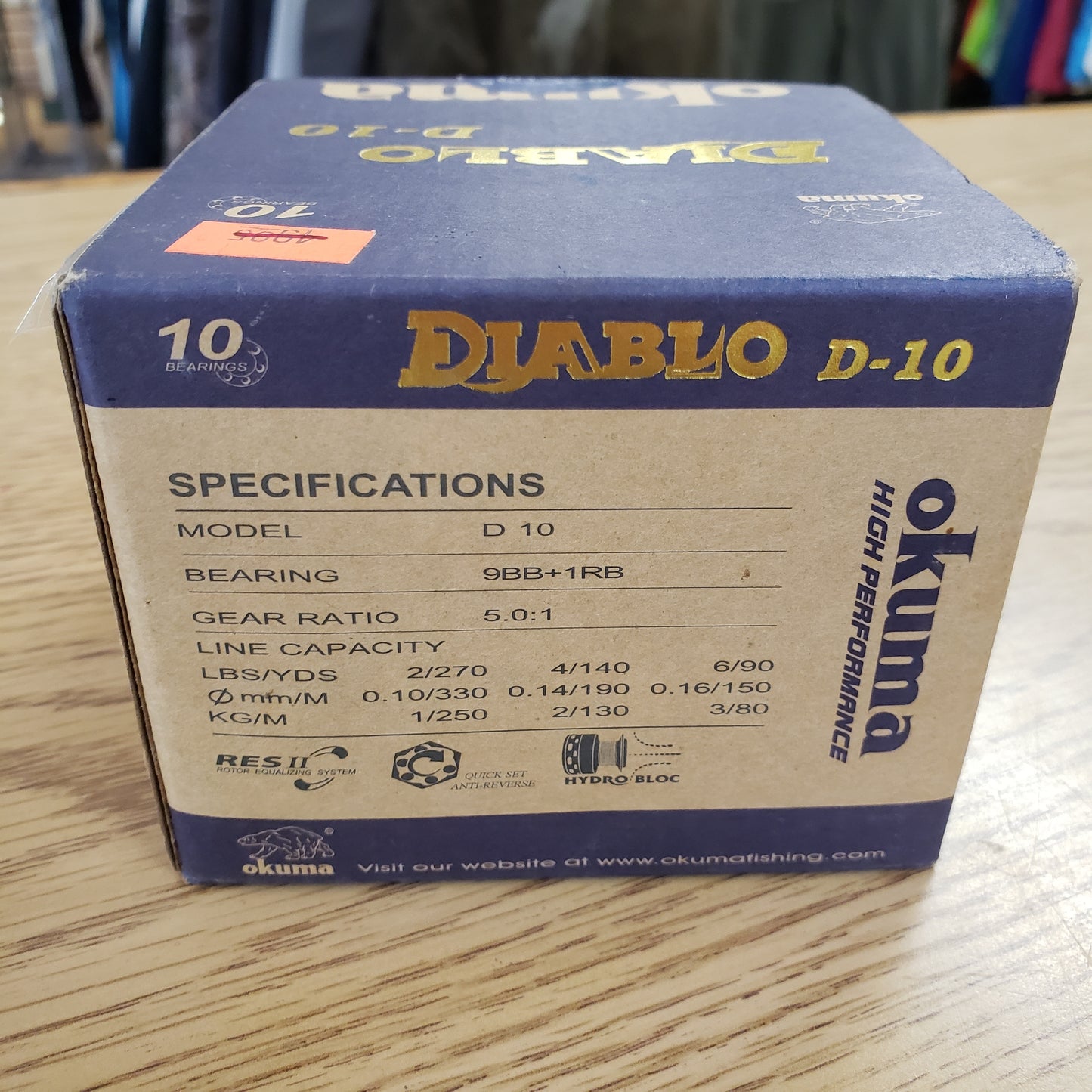 Okuma Diablo D-10 Reel NEW