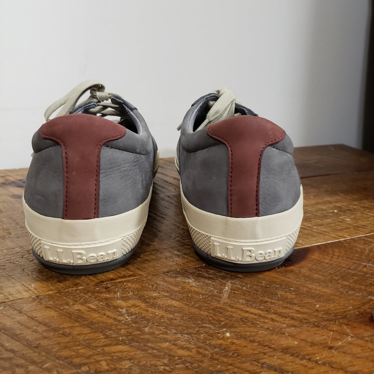 LL Bean Double L Leather Sneakers