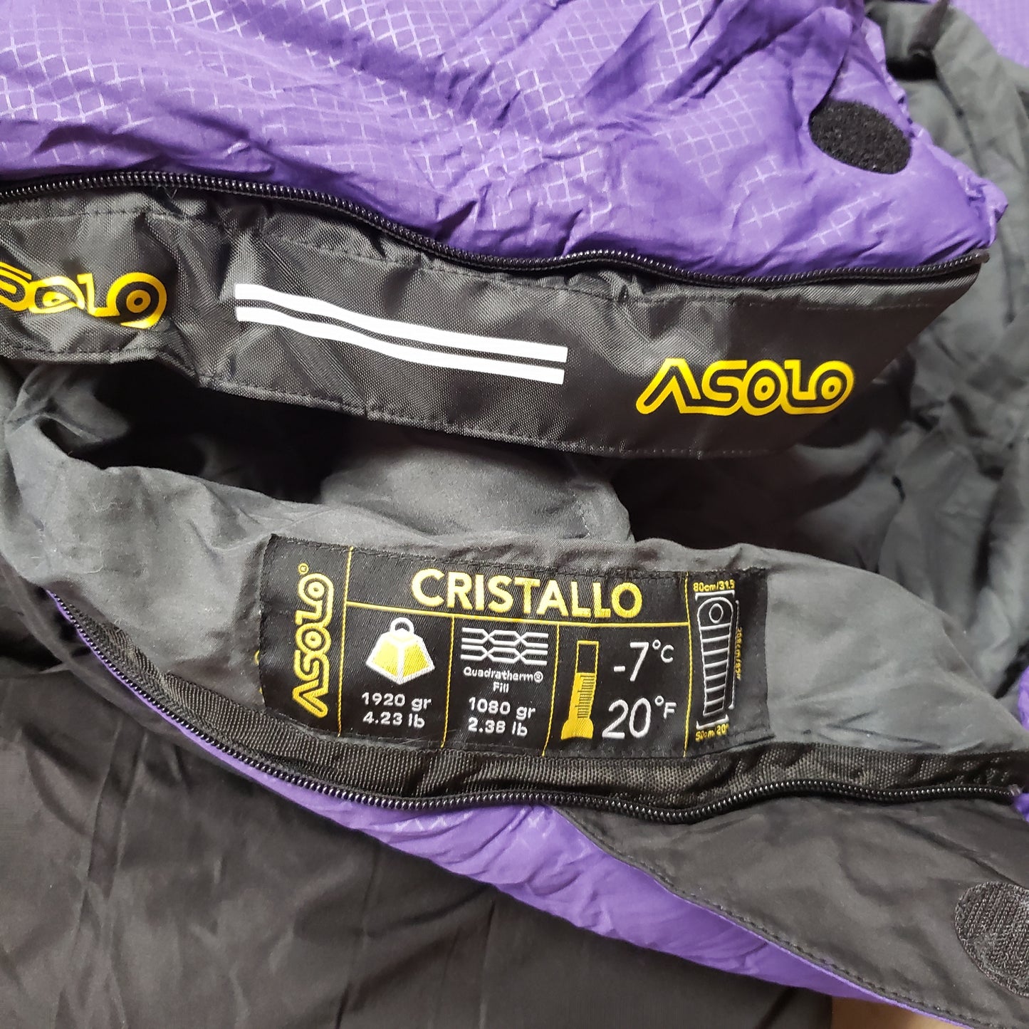 Asolo Cristallo Mummy Bag
