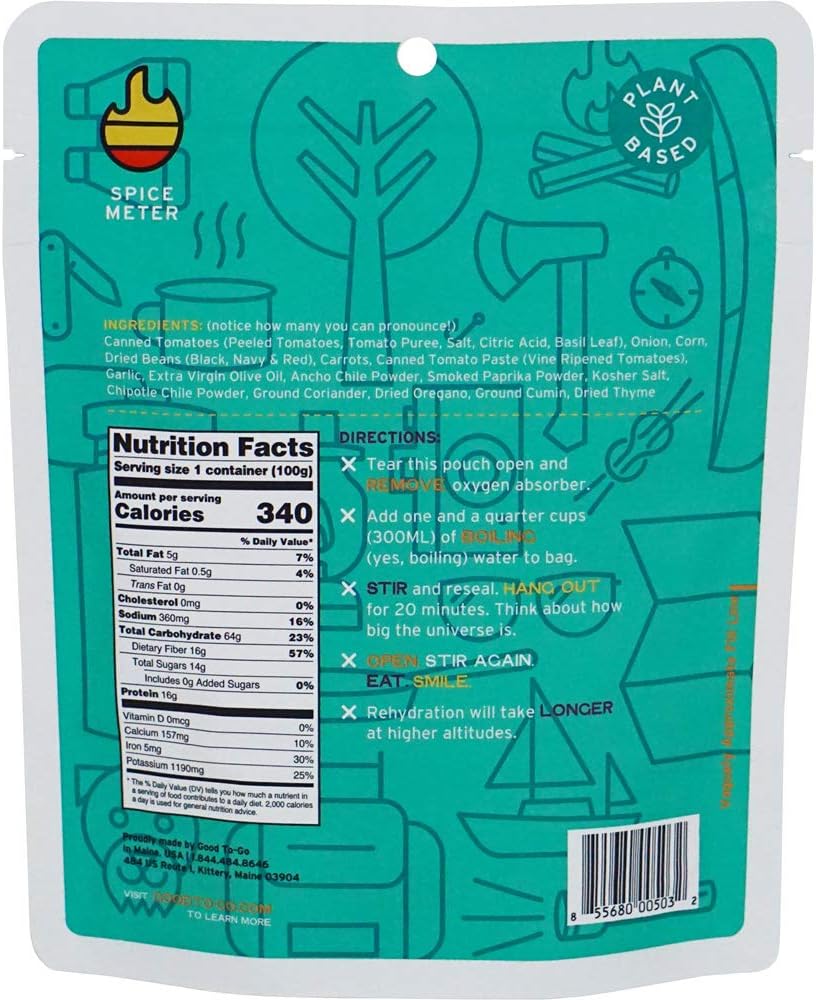 Good To-Go Dehydrated Meal (Single)