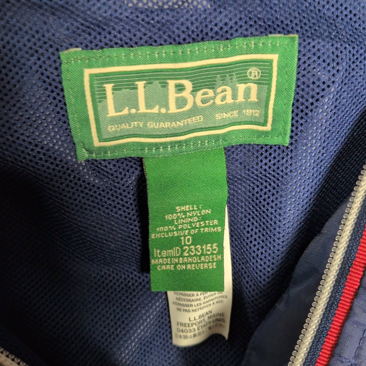 LLBean Discovery Rain Jacket