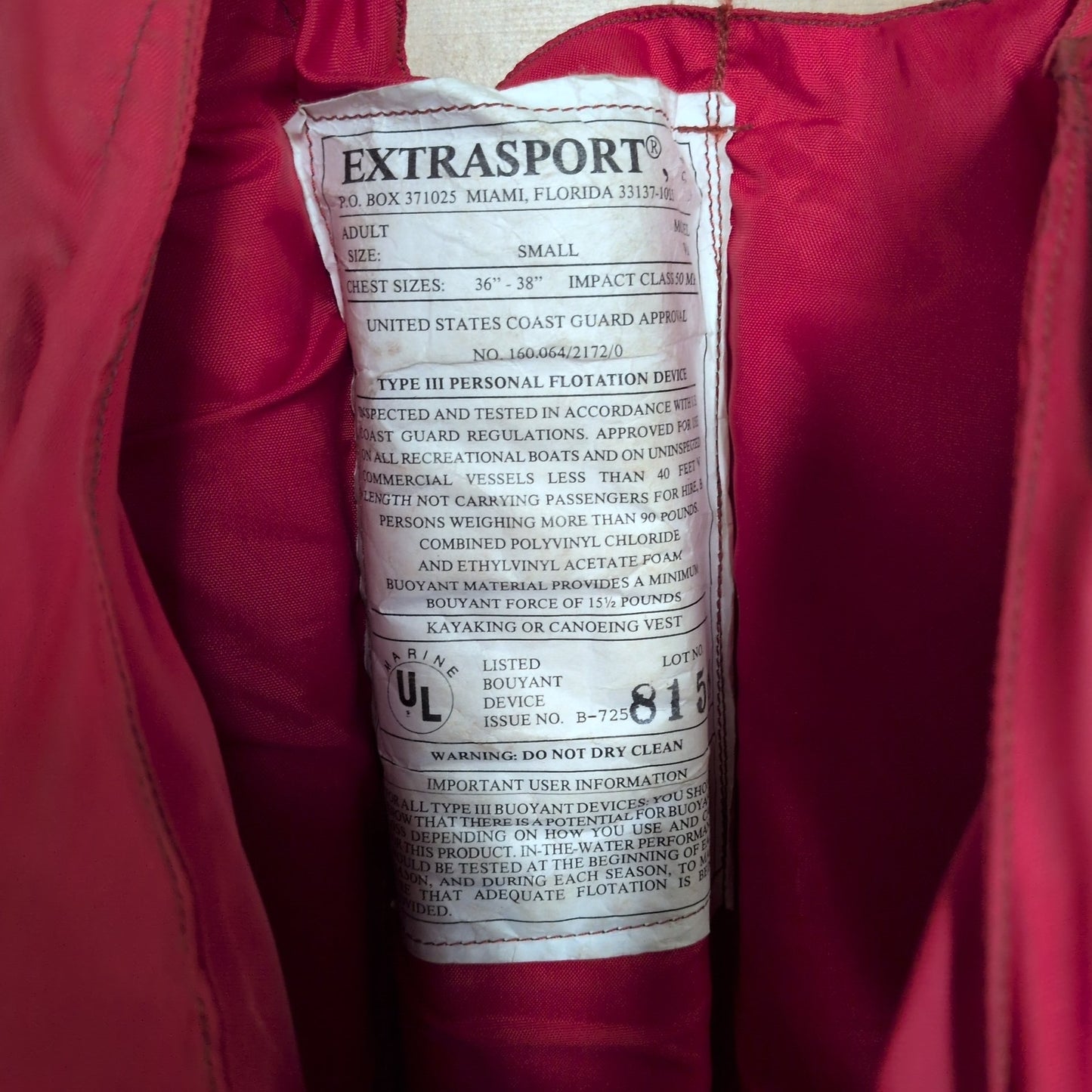 ExtraSport PFD III