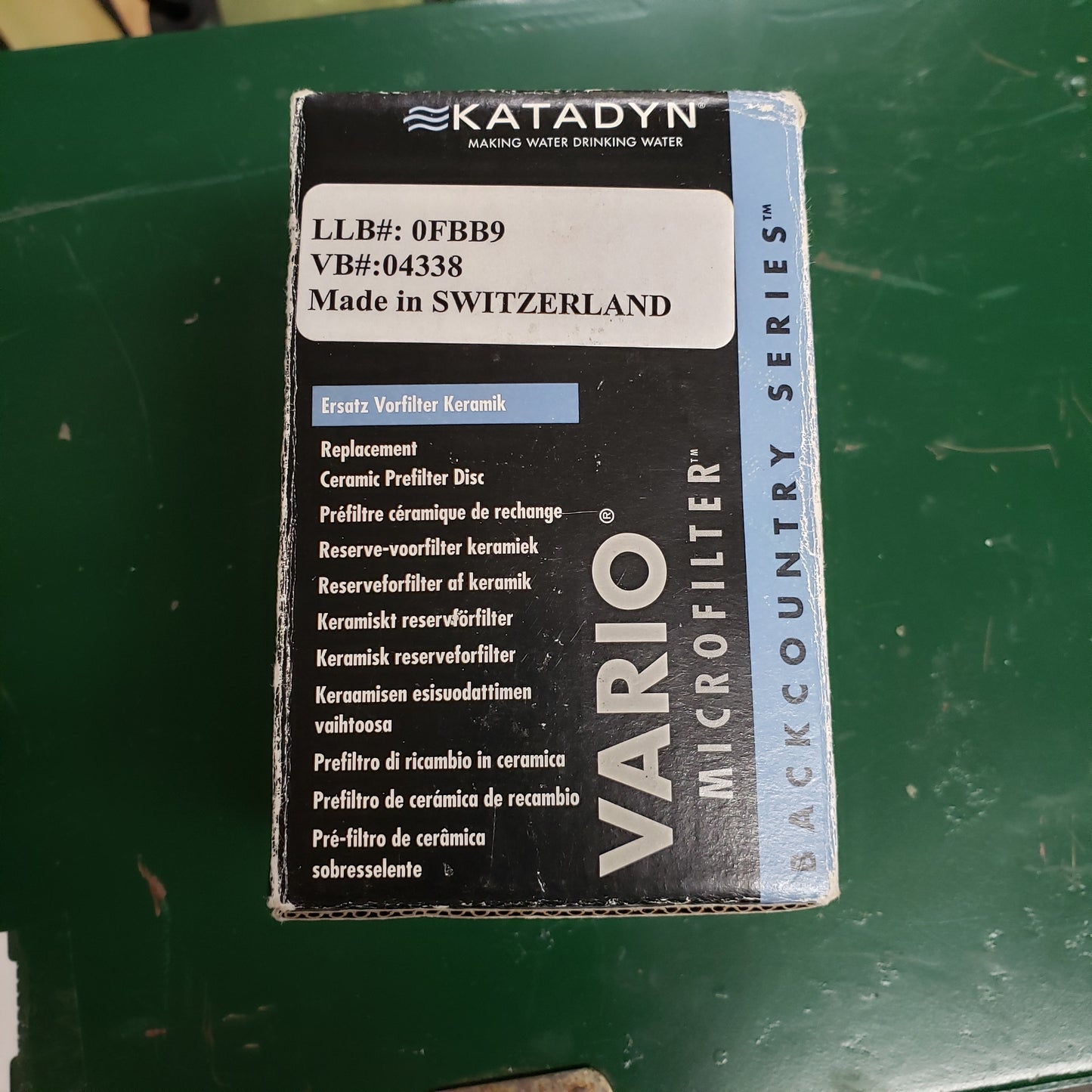 Katadyn Vario Ceramic Disc NEW
