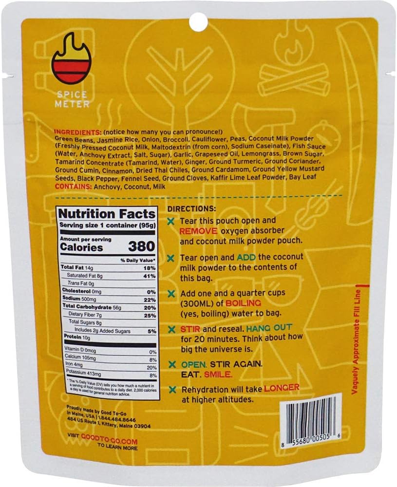 Good To-Go Dehydrated Meal (Single)