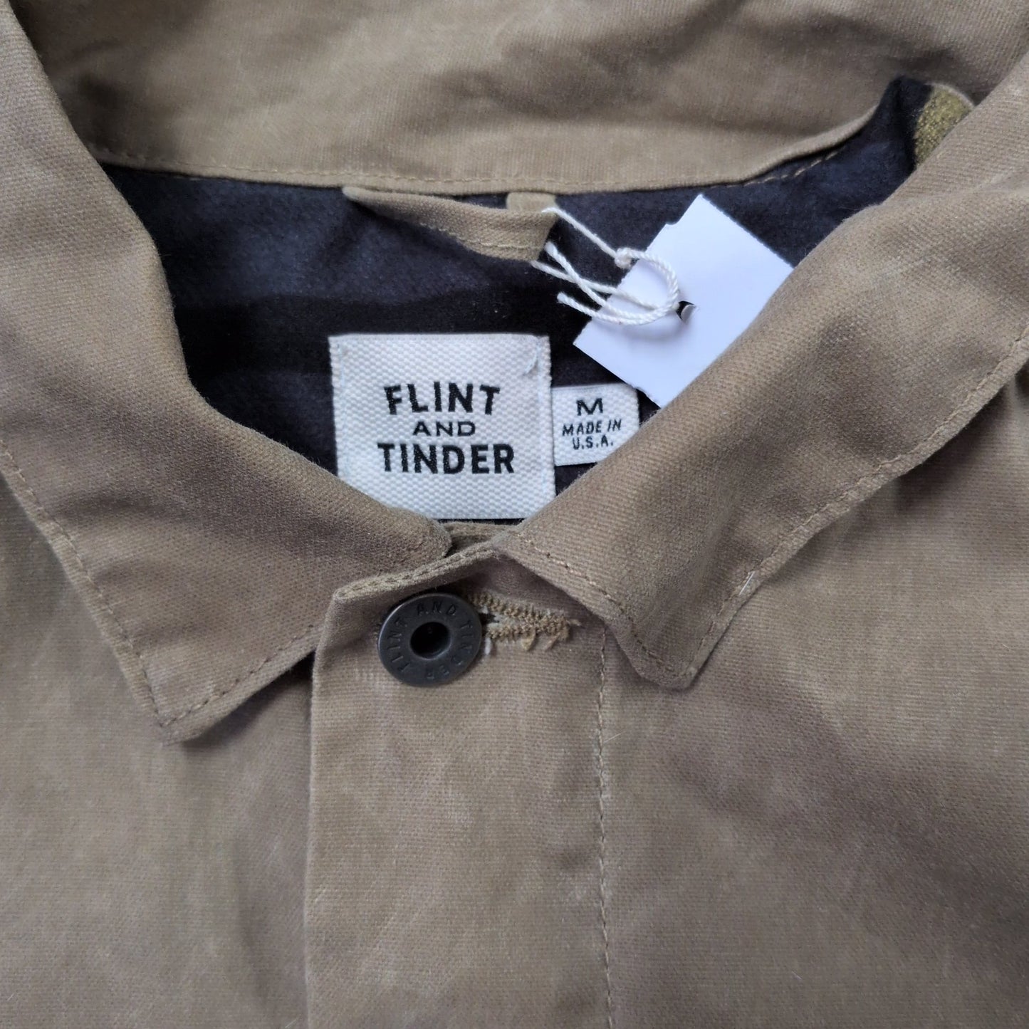 Flint and Tinder Waxed Trucker Jacket USA Made