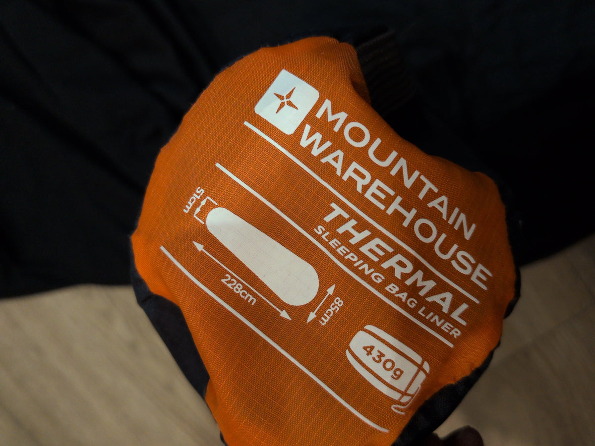 Mountain Warehouse Thermal Sleeping Bag Liner