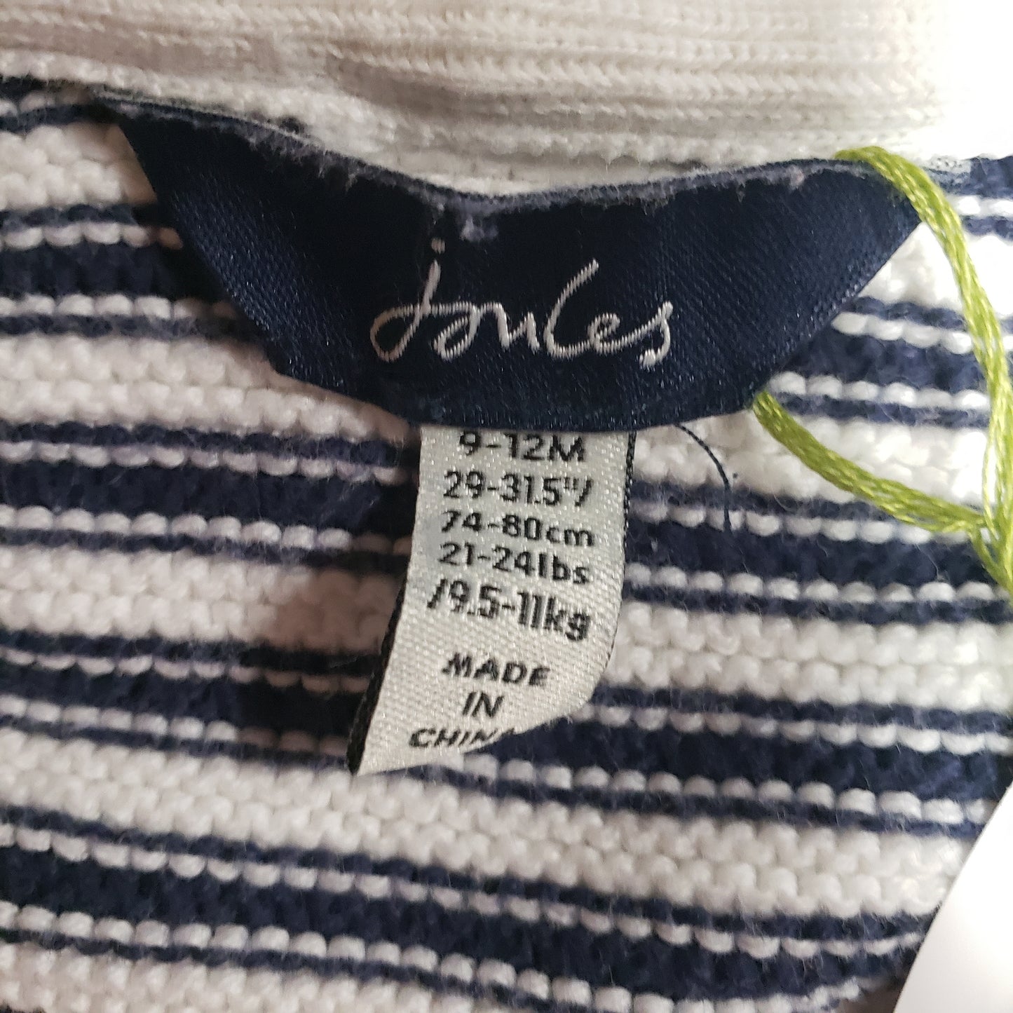 Joules Striped Hoodie Sweater