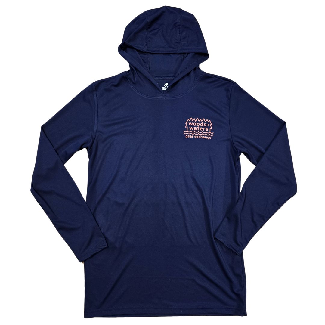 Sea Threads x Woods + Waters Gear Long Sleeve Hooded Sun Shirt