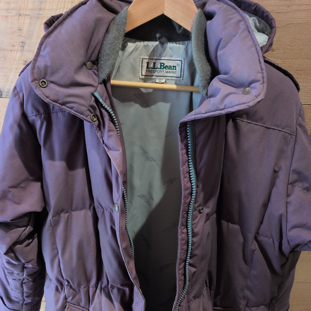LLBean Vintage Long Goose Down Coat