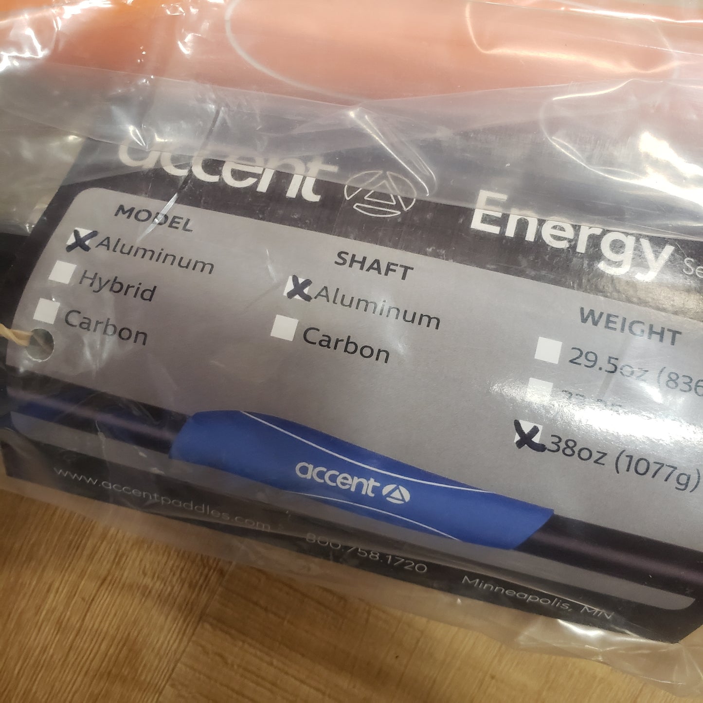 Accent Energy Paddle 2 Piece NEW