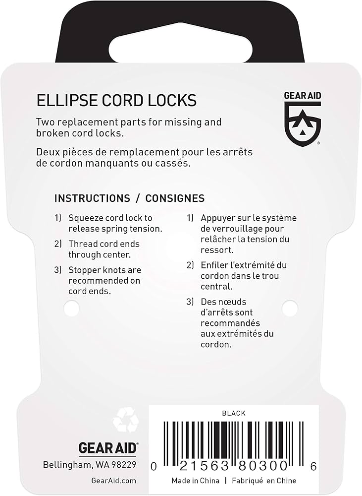 Gear Aid Ellipse Cord Locks