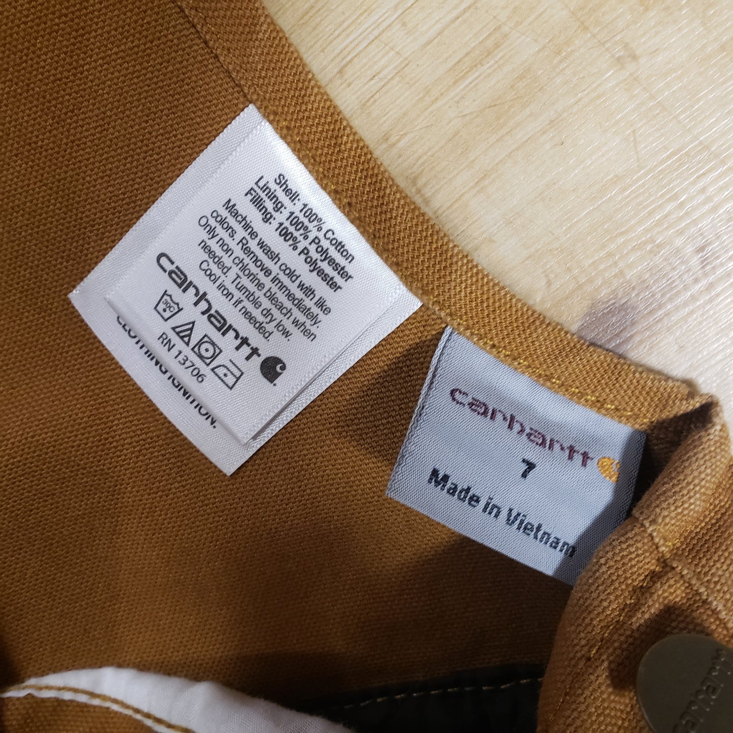 Carhartt Insulated Canvas Overalls