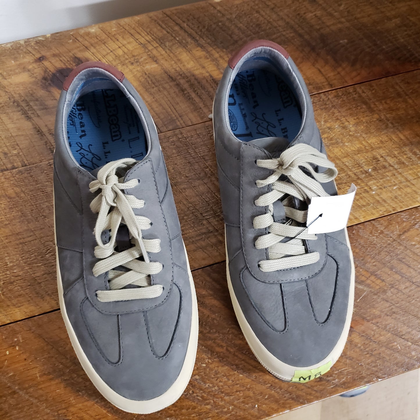 LL Bean Double L Leather Sneakers