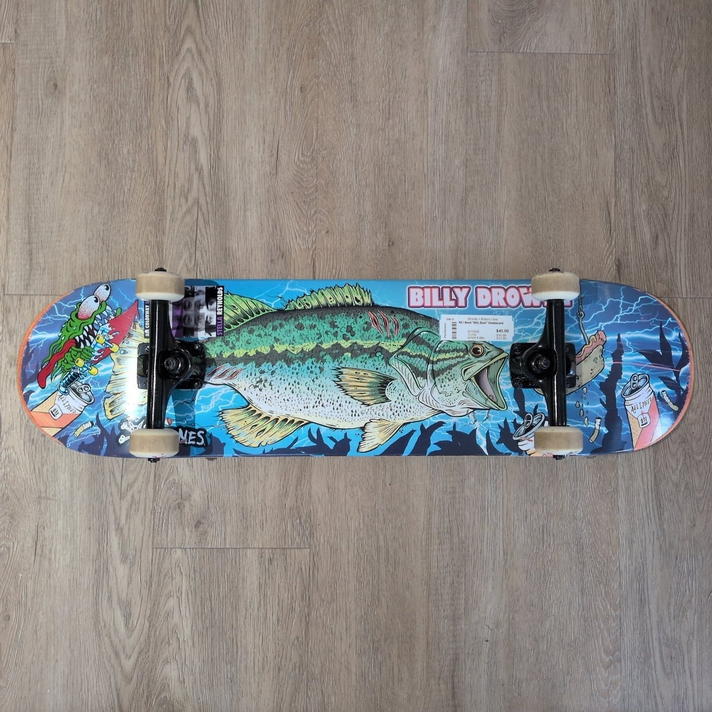 All I Need "Billy Bass" Skateboard