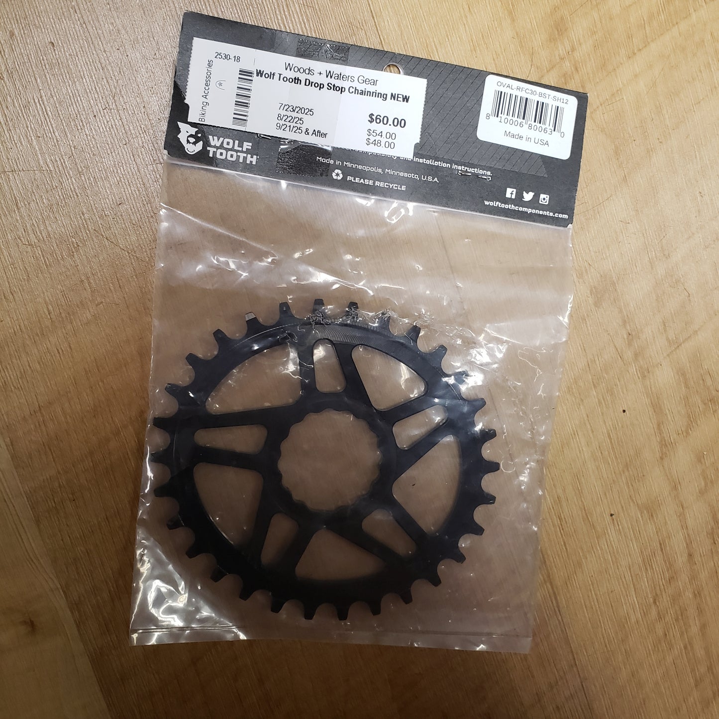 Wolf Tooth Drop Stop Chainring NEW