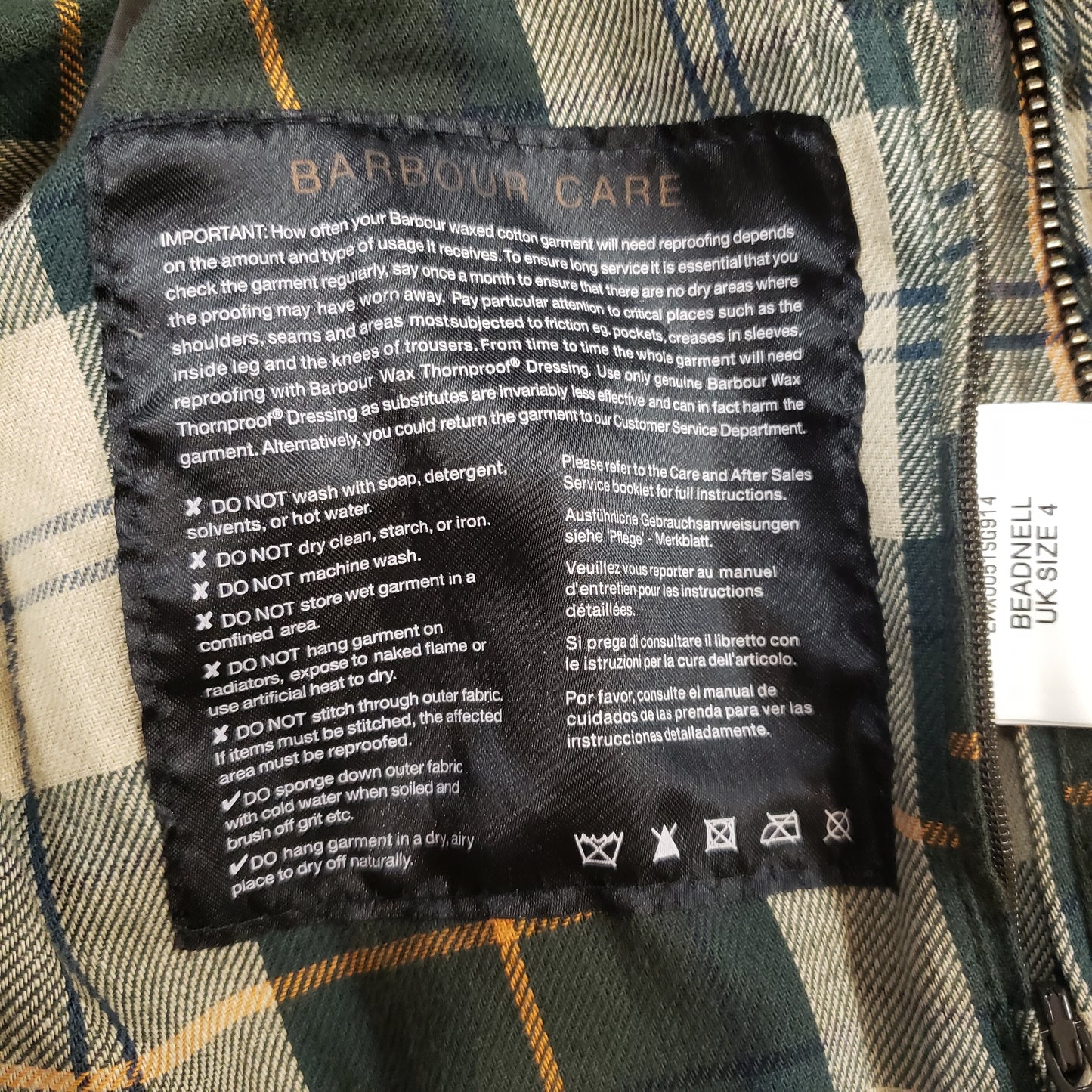 Barbour Beadnell Wax Jacket