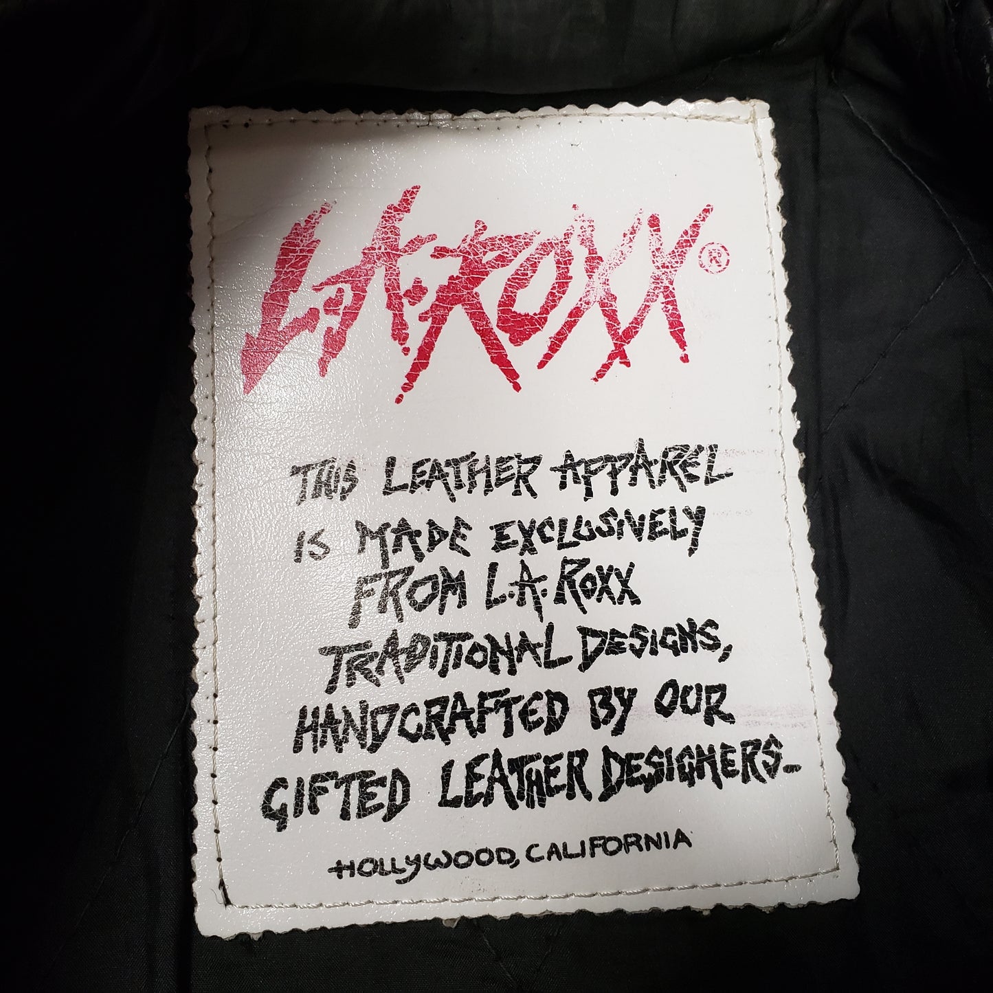 L.A. Roxx Leather Moto Jacket