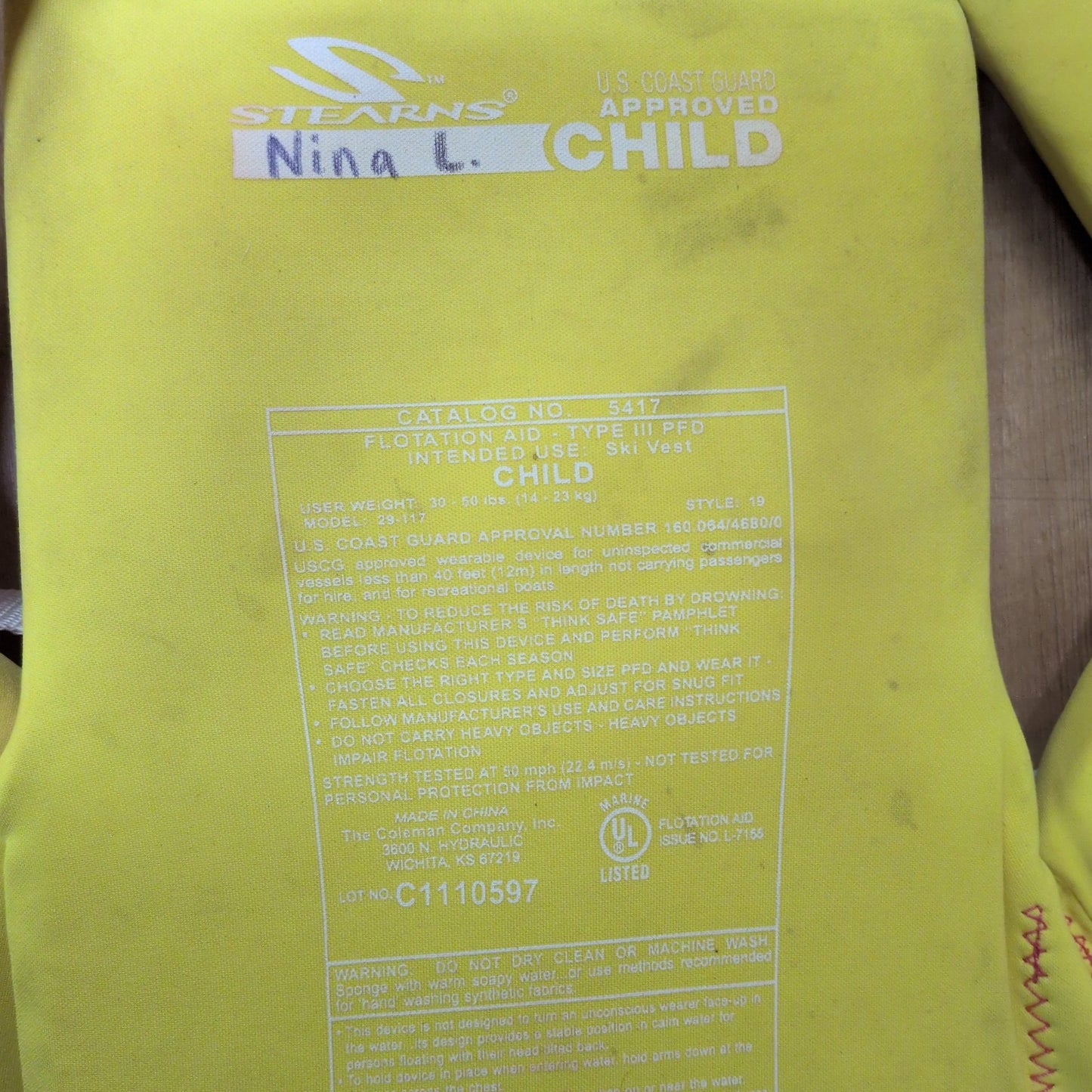Stearns PFD III Youth