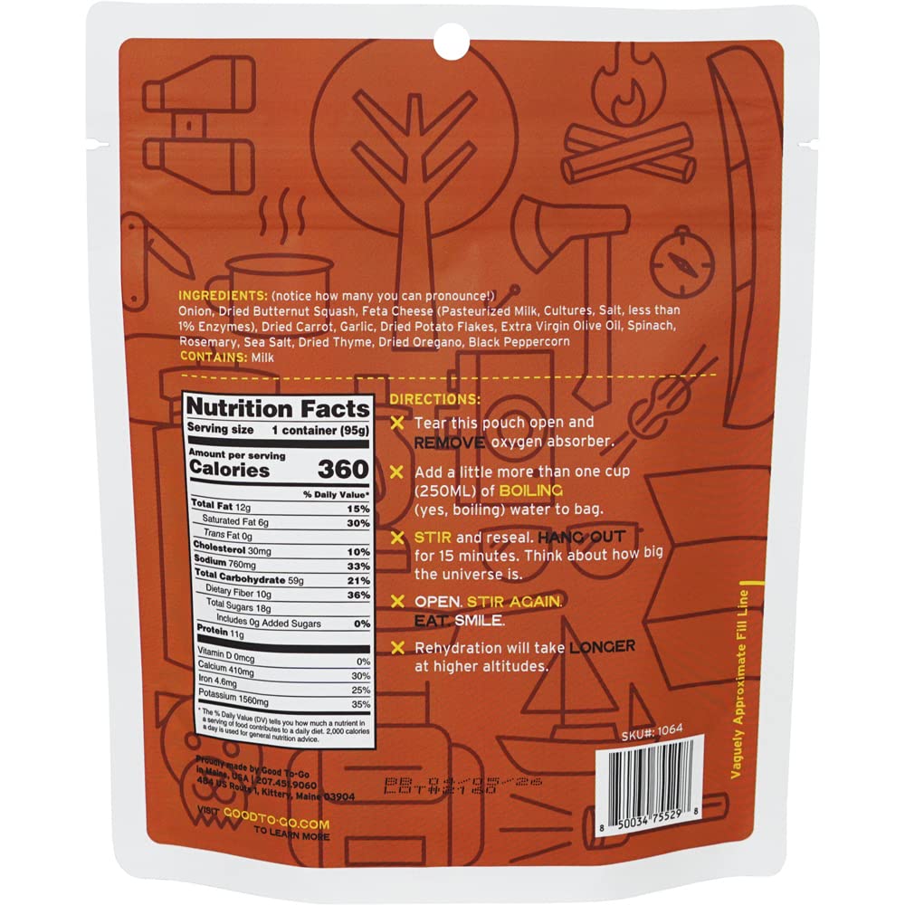 Good To-Go Dehydrated Meal (Single)