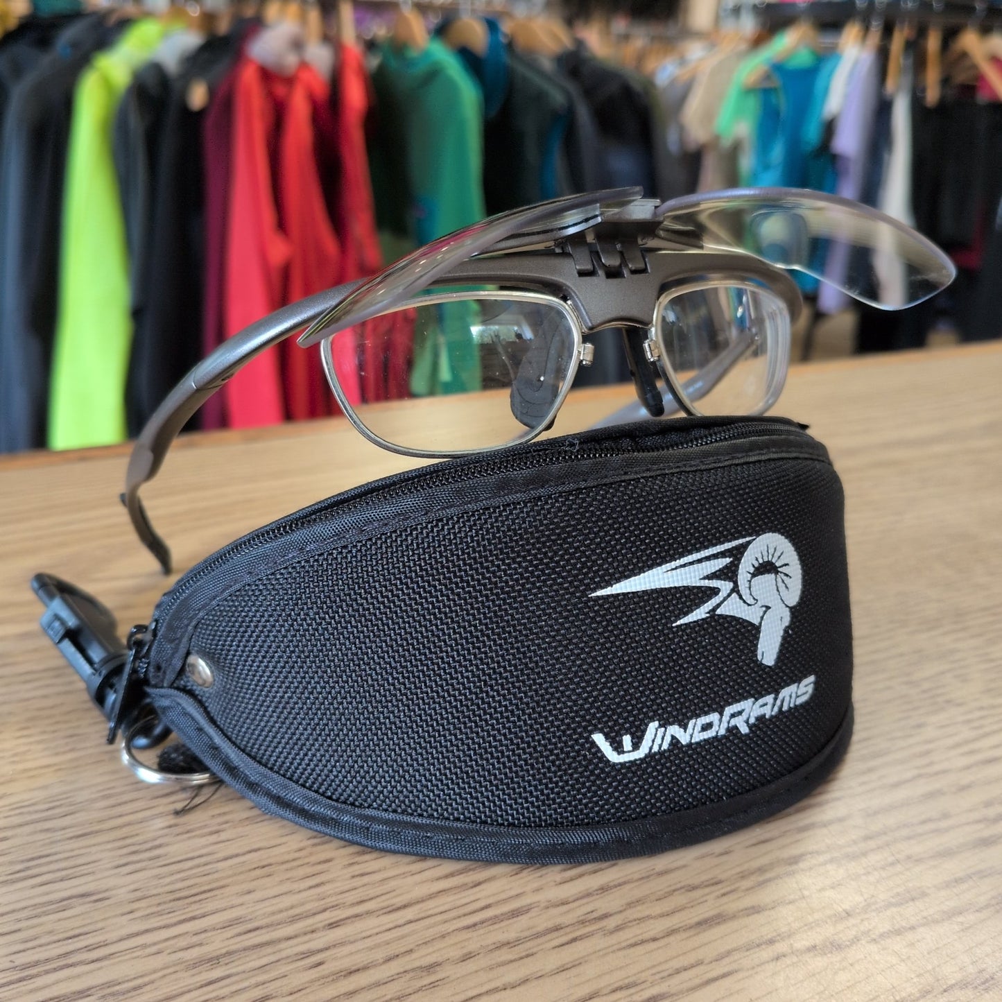WindRams RamX Cycling Glasses w/ Rx Lenses & Case