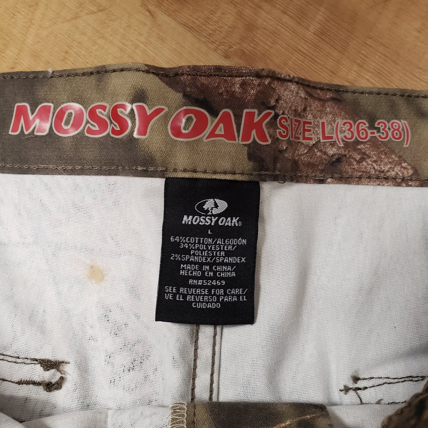 Mossy Oak Camo Cargo Pants