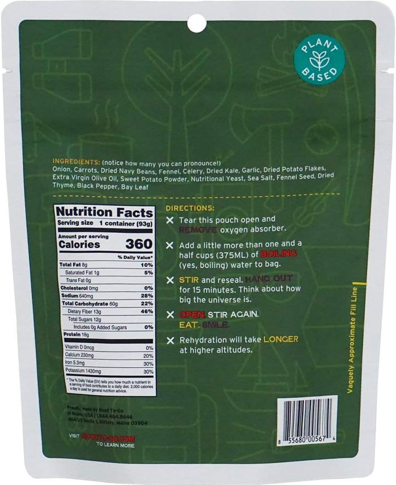 Good To-Go Dehydrated Meal (Single)