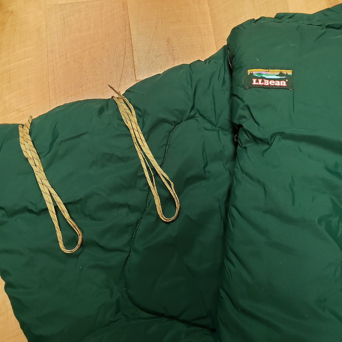 LL Bean Flannel Lined Sleep Bag