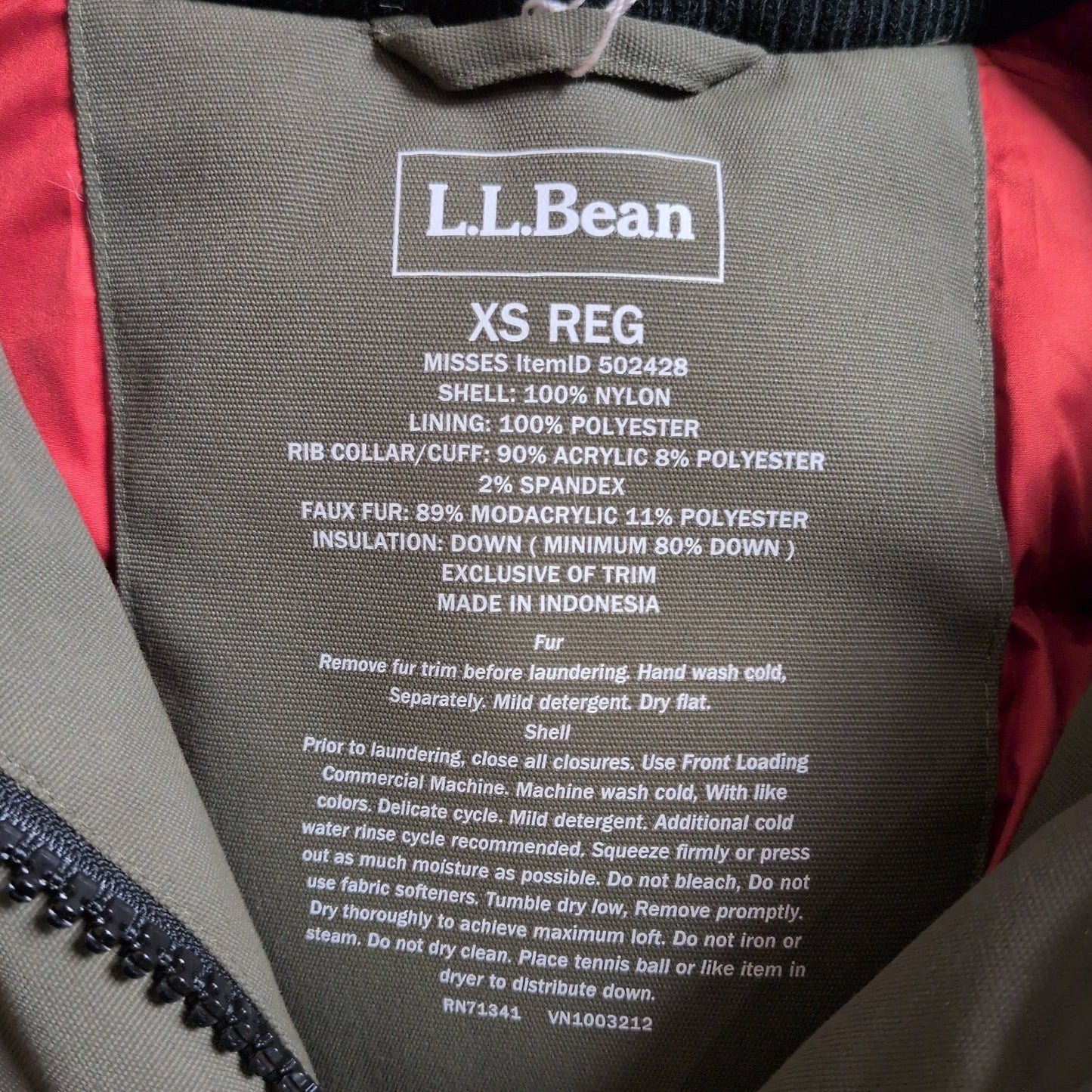 LLBean Maine Mountain Down Parka