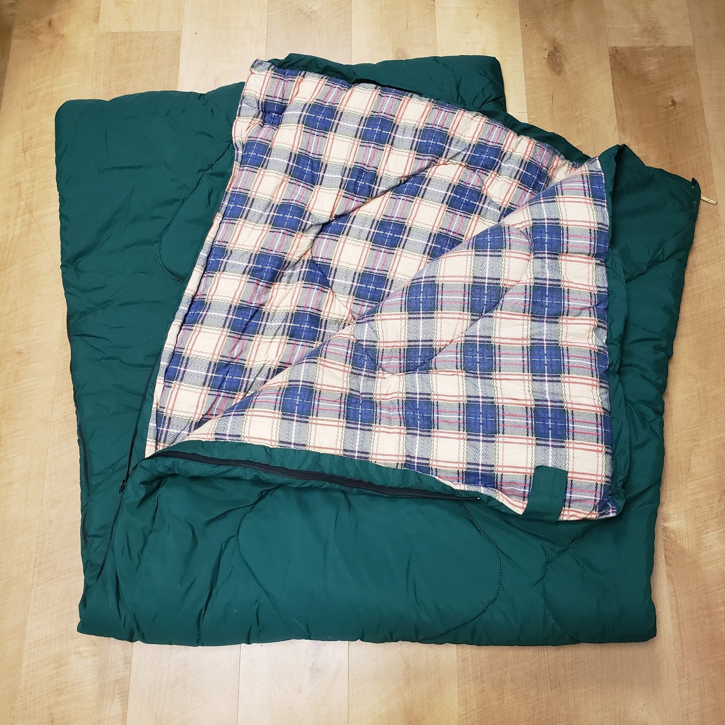 LL Bean Flannel Lined Sleep Bag