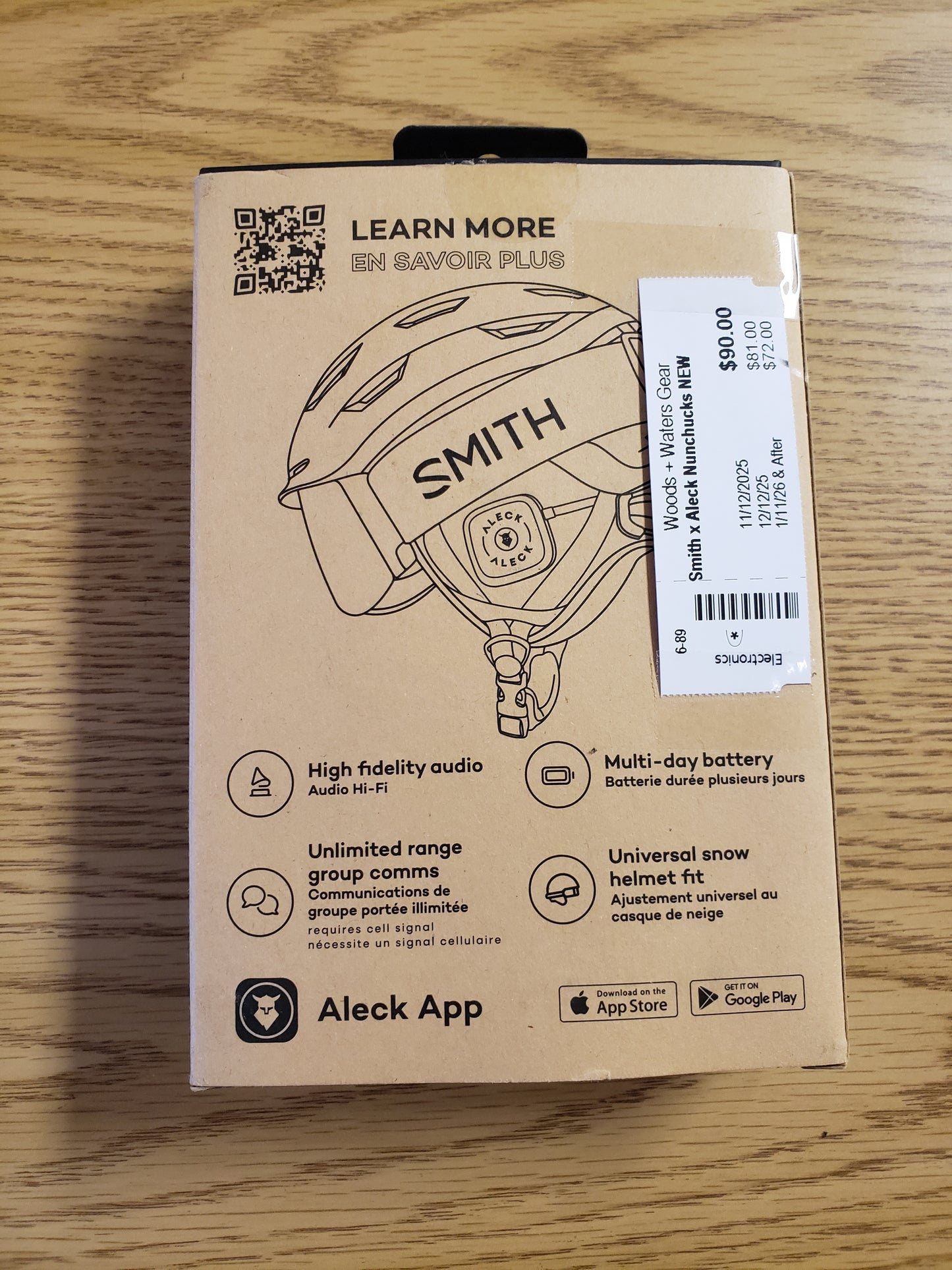 Smith x Aleck Nunchucks Audio & Comms NEW