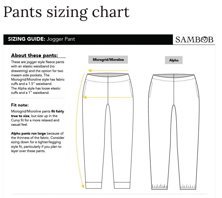 SamBob Microline Joggers