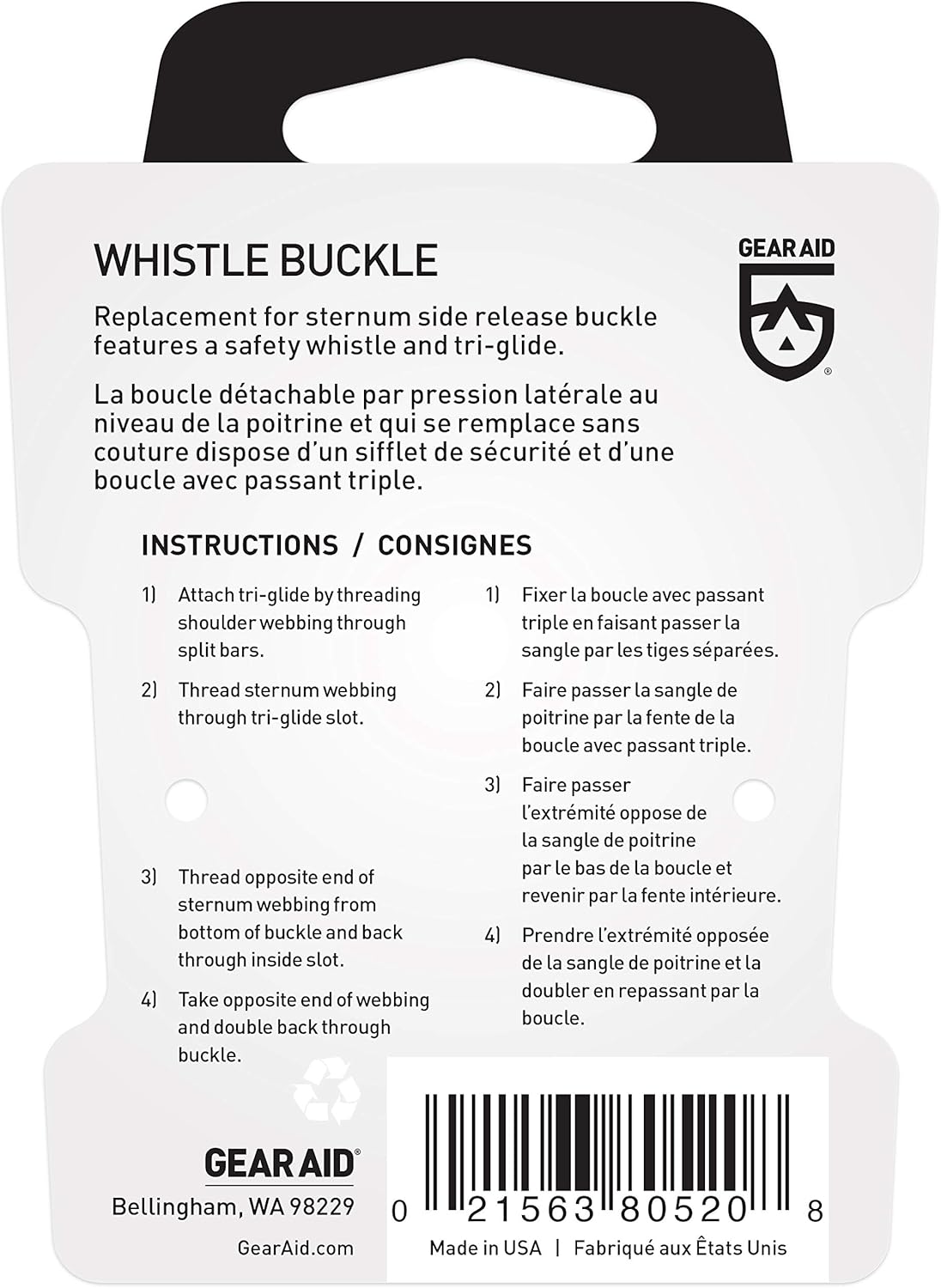 Gear Aid Whistle Buckle