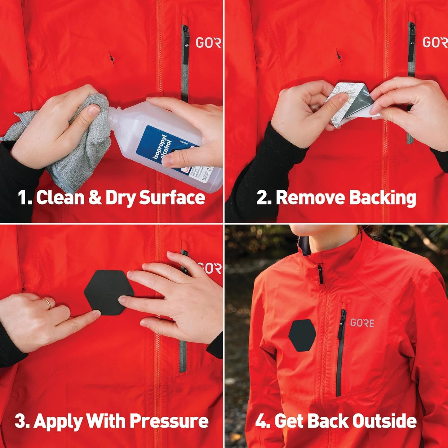 Tenacious Tape Gore-Tex Fabric Patches