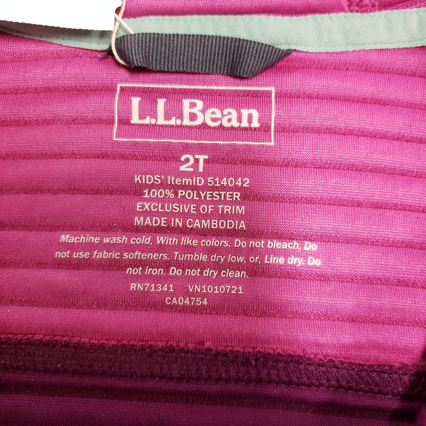 LL Bean Airlight Hooded Zip Up