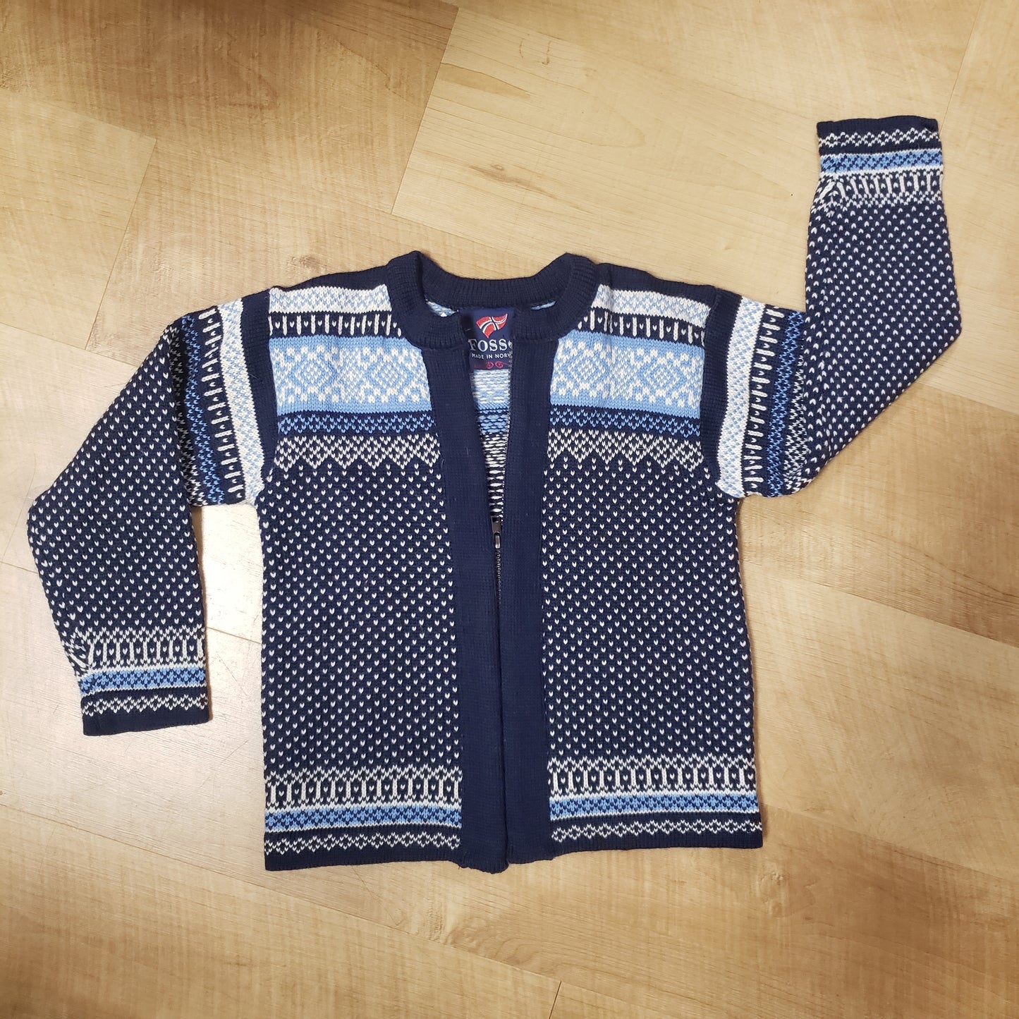 Fosse Norwegian Wool Cardigan