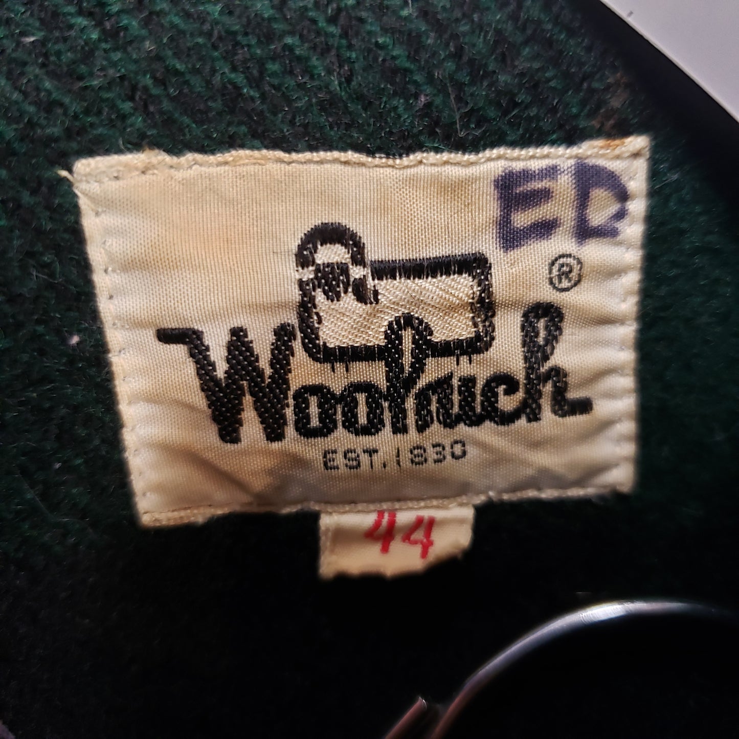 Woolrich Vintage Mackinaw Coat Single Layer*
