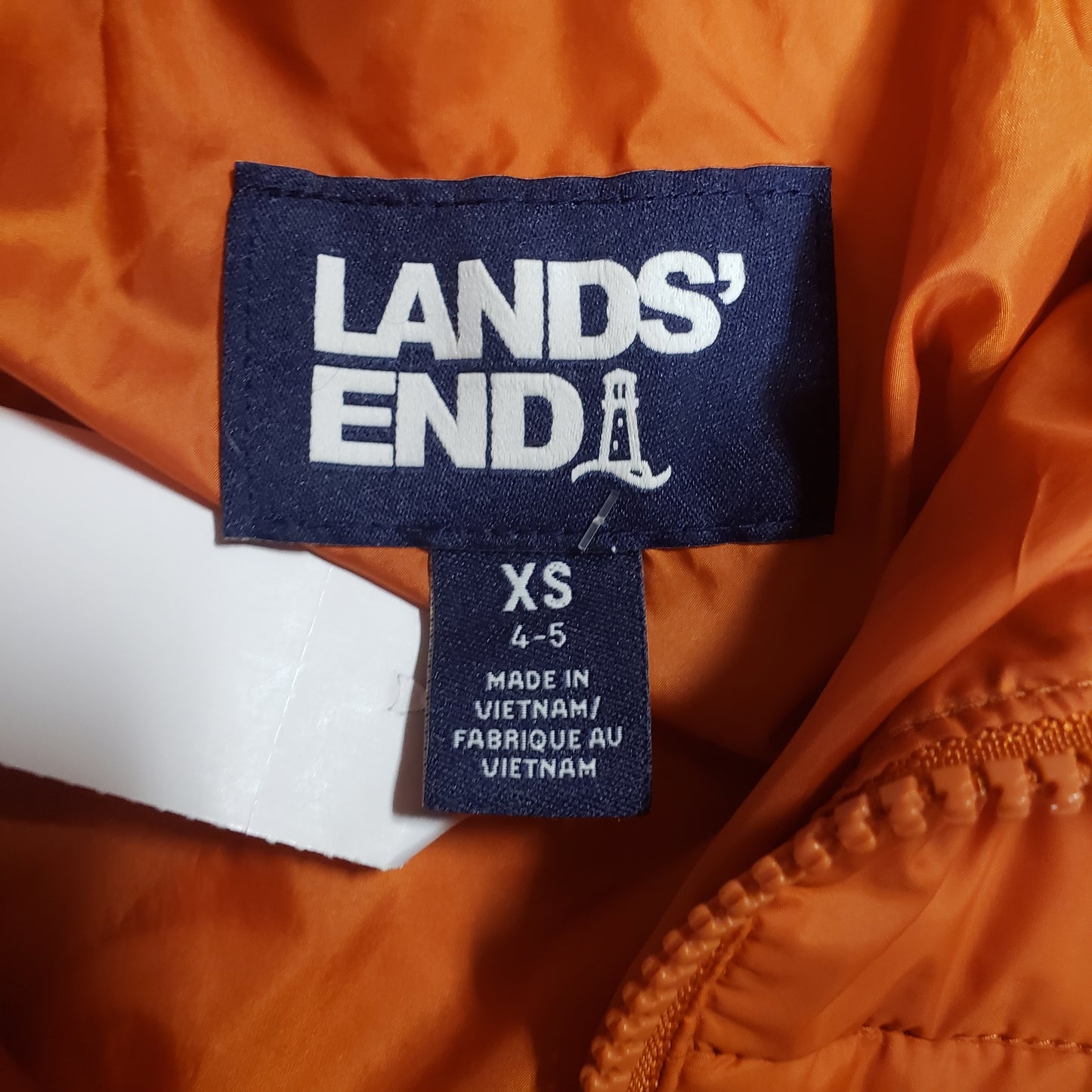 Lands End Hooded Puff Jacket