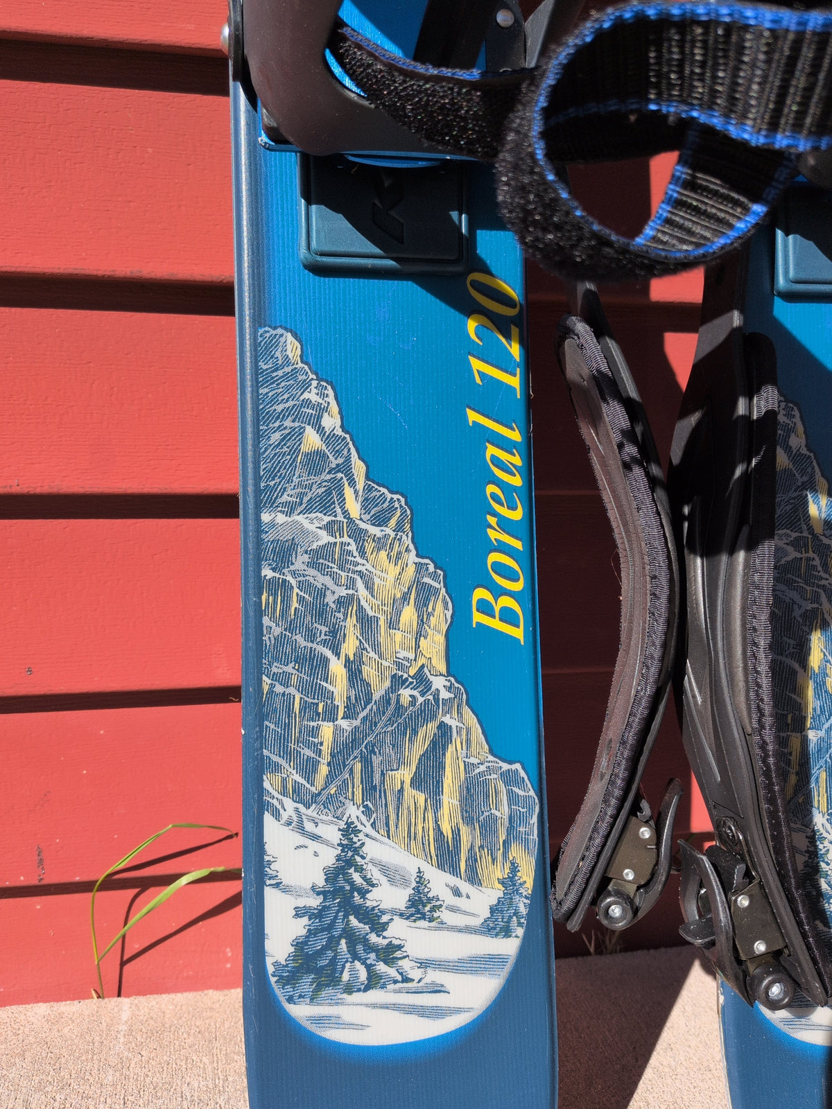 LLBean Boreal 120 Sliding Skishoe + Bag