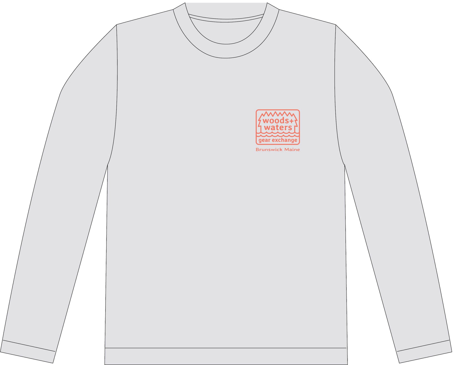 Sea Threads x Woods + Waters Gear Long Sleeve Hooded Sun Shirt