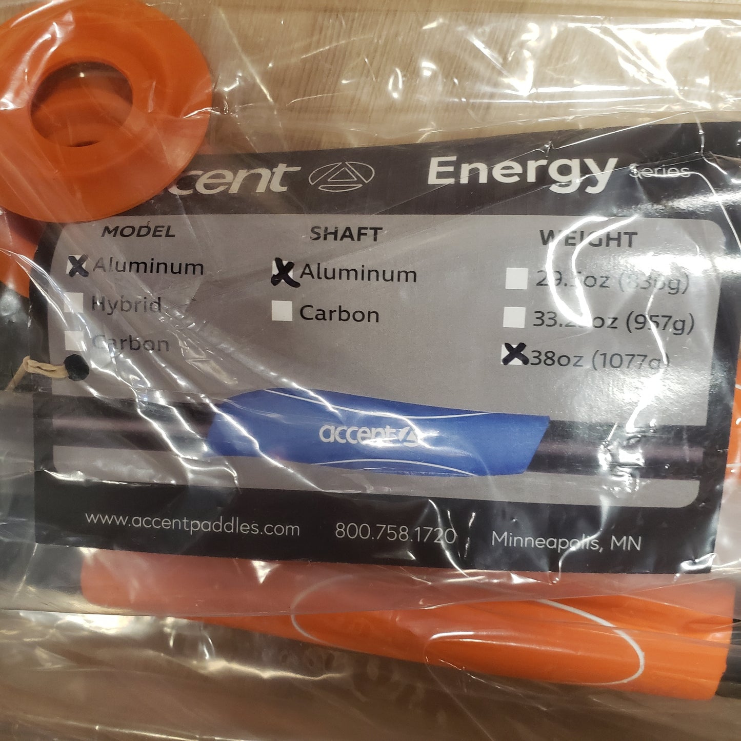 Accent Energy Paddle 2 Piece NEW