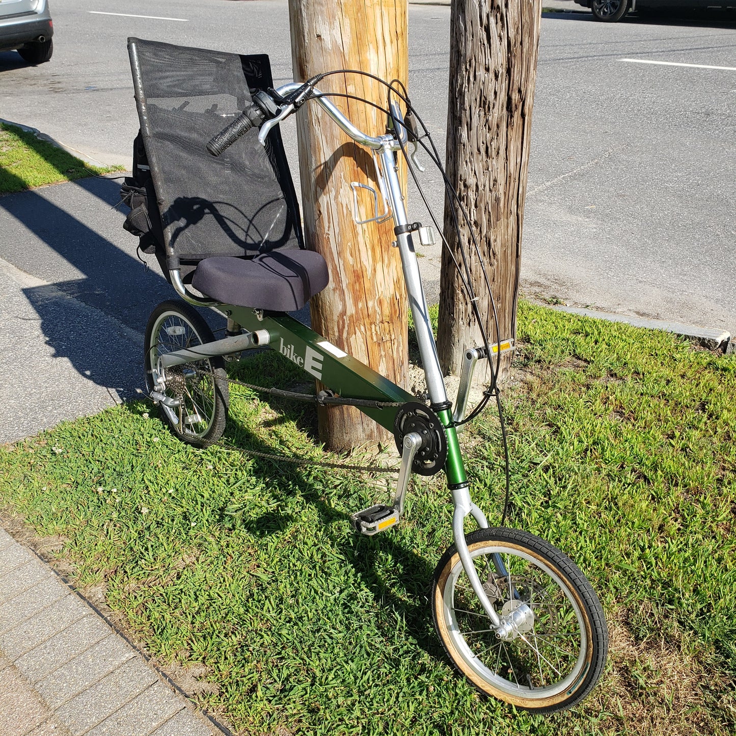 BikeE Recumbant Bike + Seat Bags