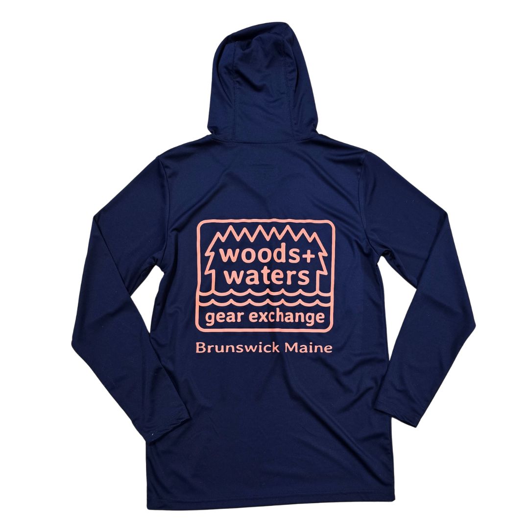 Sea Threads x Woods + Waters Gear Long Sleeve Hooded Sun Shirt