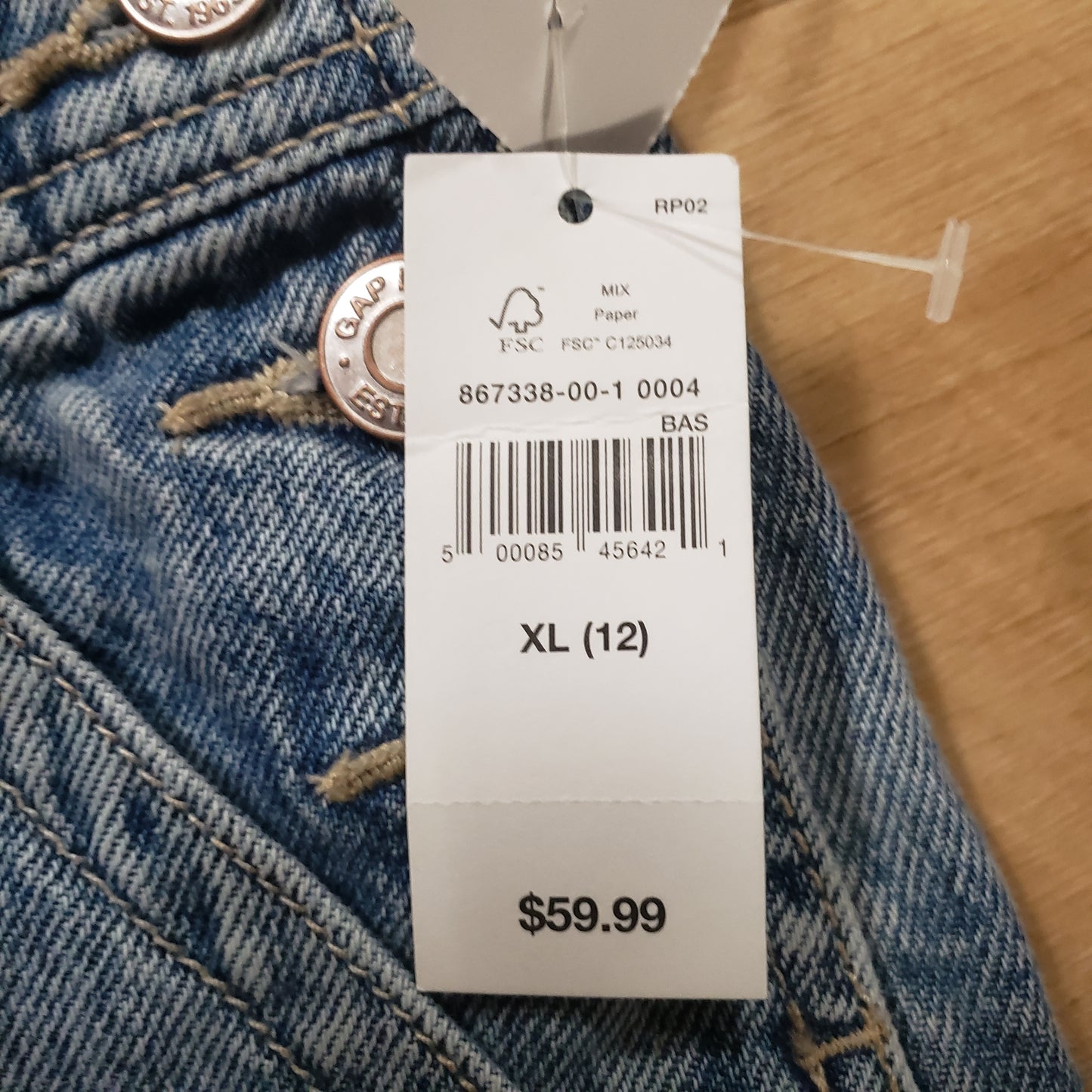 GAP Denim Overalls NEW