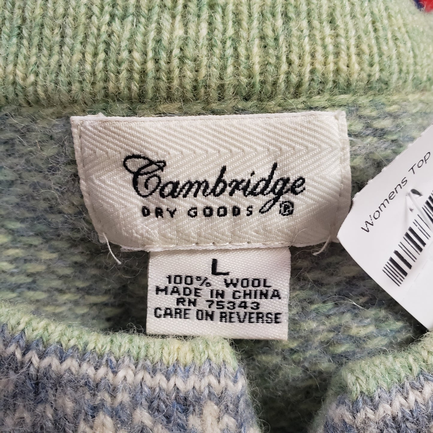 Cambridge Dry Goods Wool Sweater