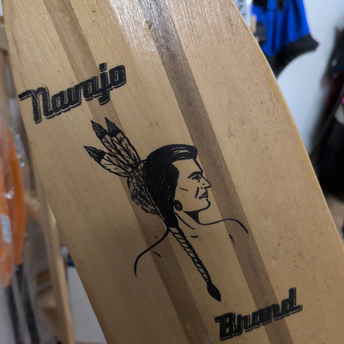 Navajo Brand Wooden Youth Paddle Vintage
