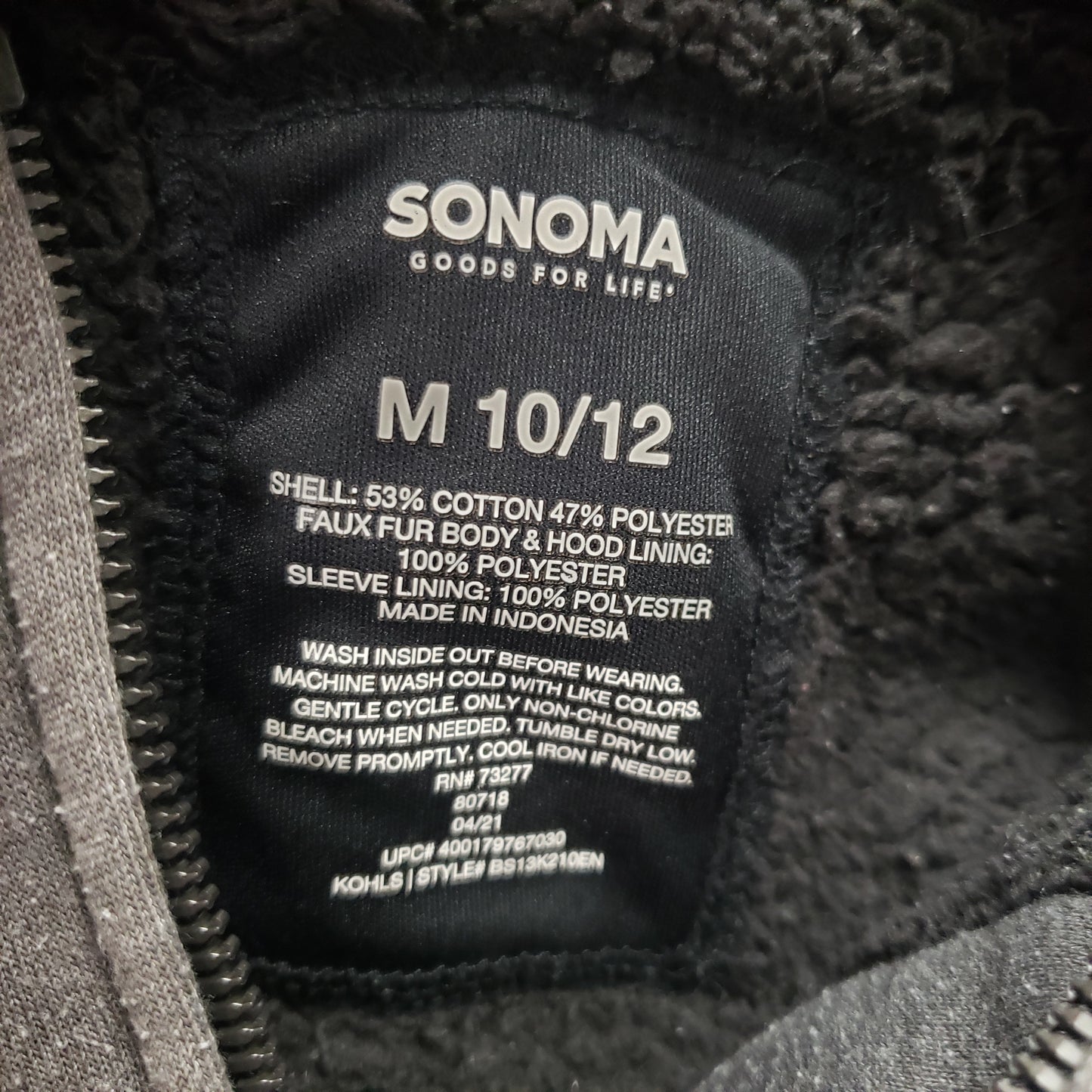 Sonoma Fleece Lined Hoodie