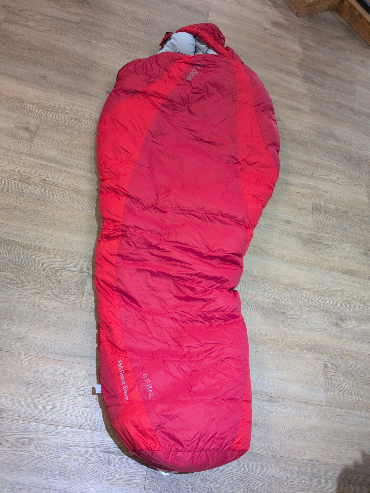 LLBean 650 Goose Down Sleeping Bag