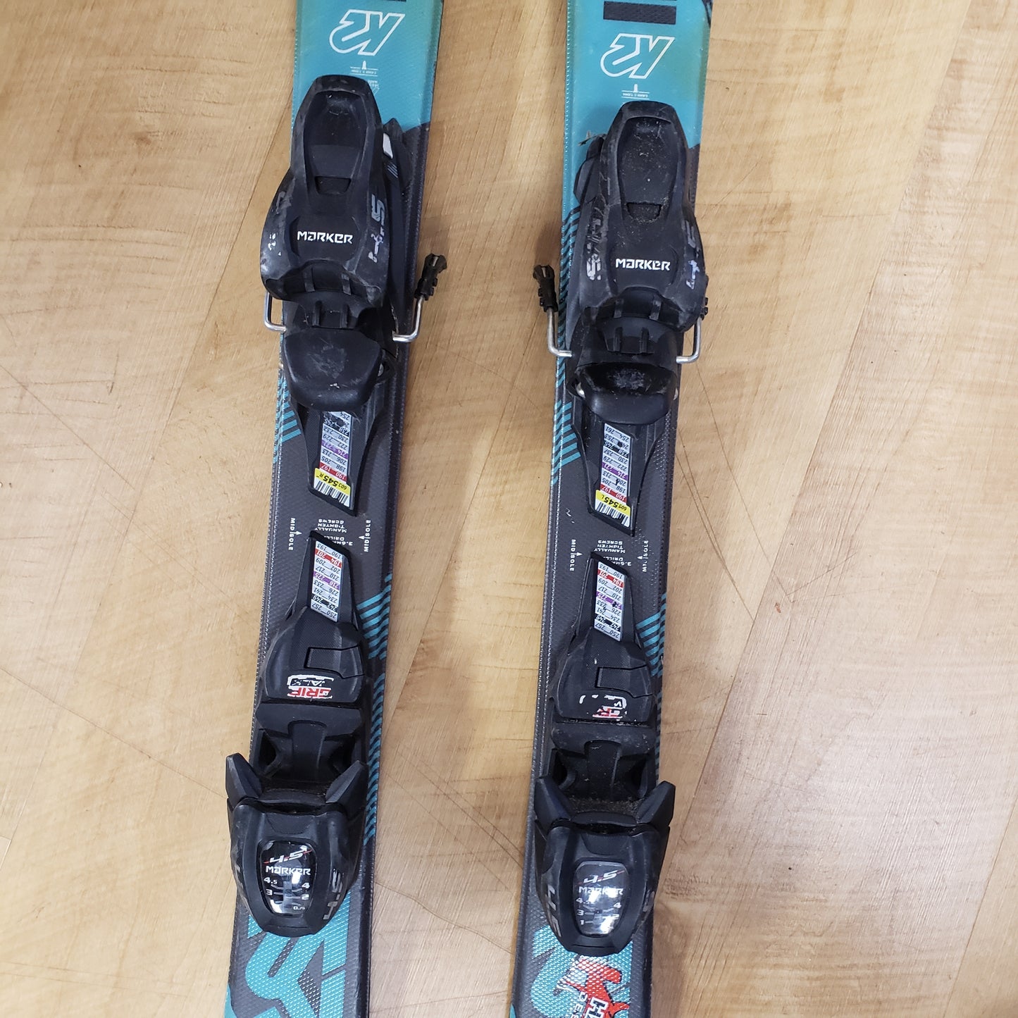 K2 Indy Skis w/ Marker 4.5 Bindings